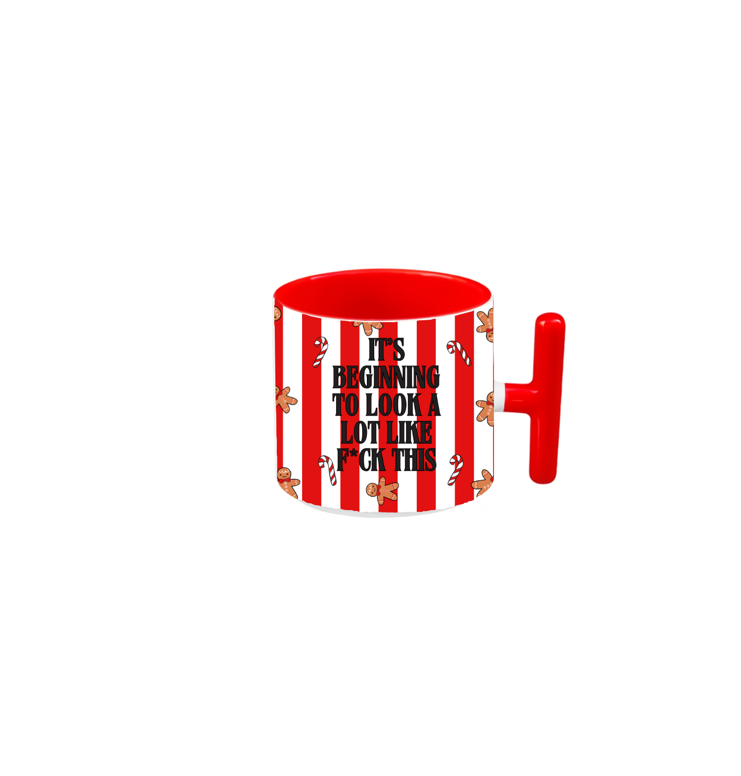 Christmas Striped Mug