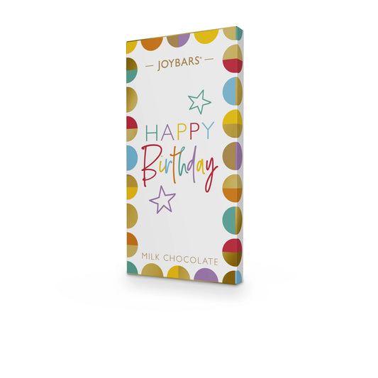 Happy Birthday - Finest Colombian Milk Chocolate Bar