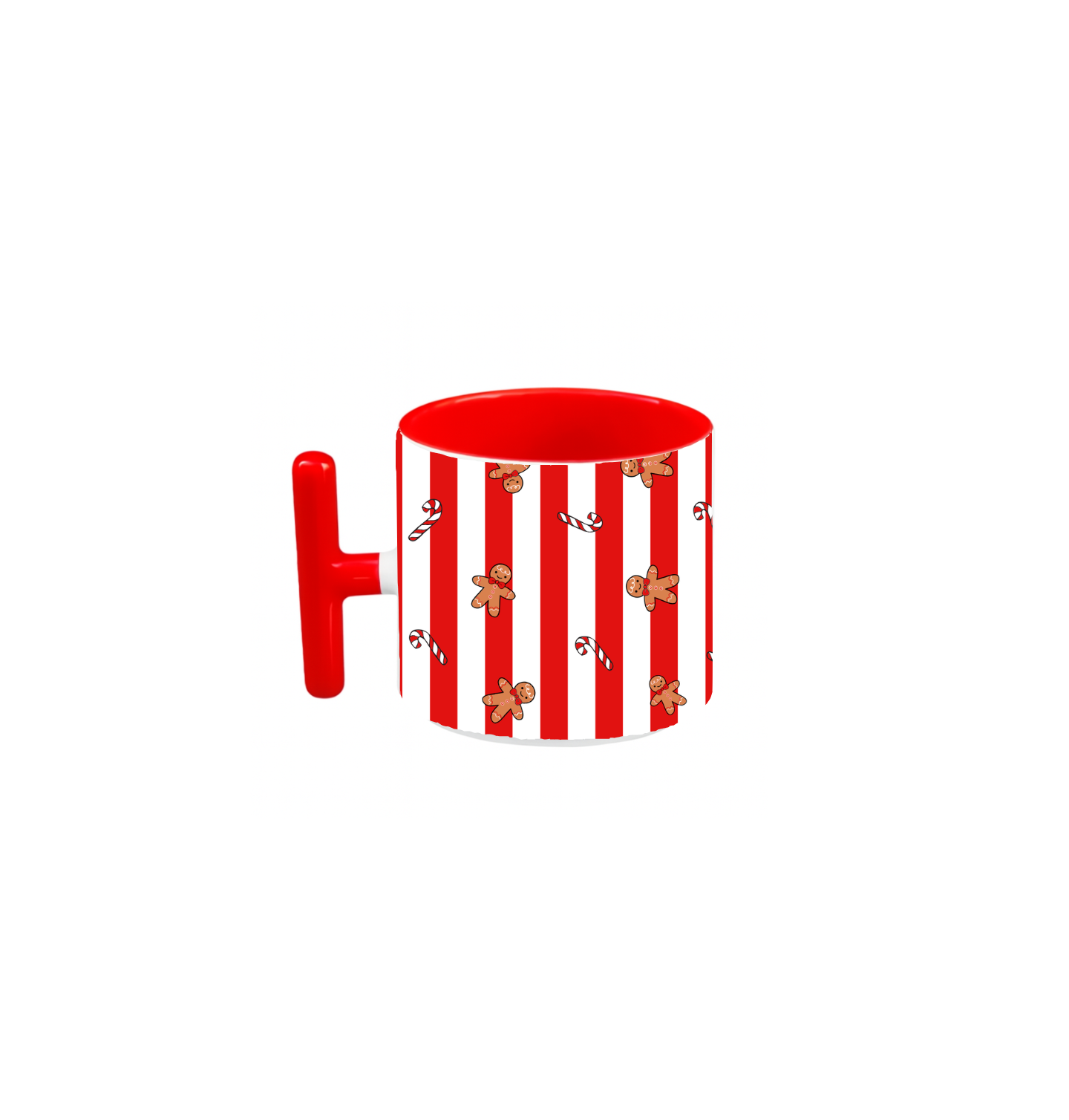 Christmas Striped Mug