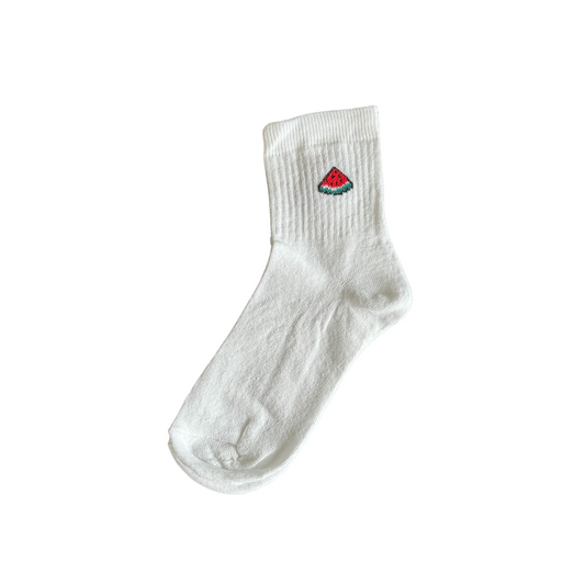 White Fruit Socks