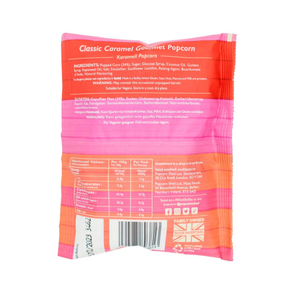 Vegan Classic Caramel Gourmet Popcorn Snack Pack