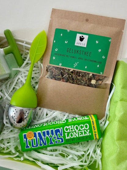 Personalized Cat Lover Gift Box | Personalized Mug, Stay Pawsitive Candle, Tea & Chocolate