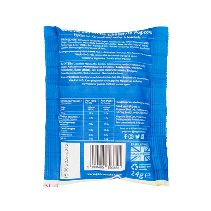 White Chocolate Gourmet Popcorn Snack Pack