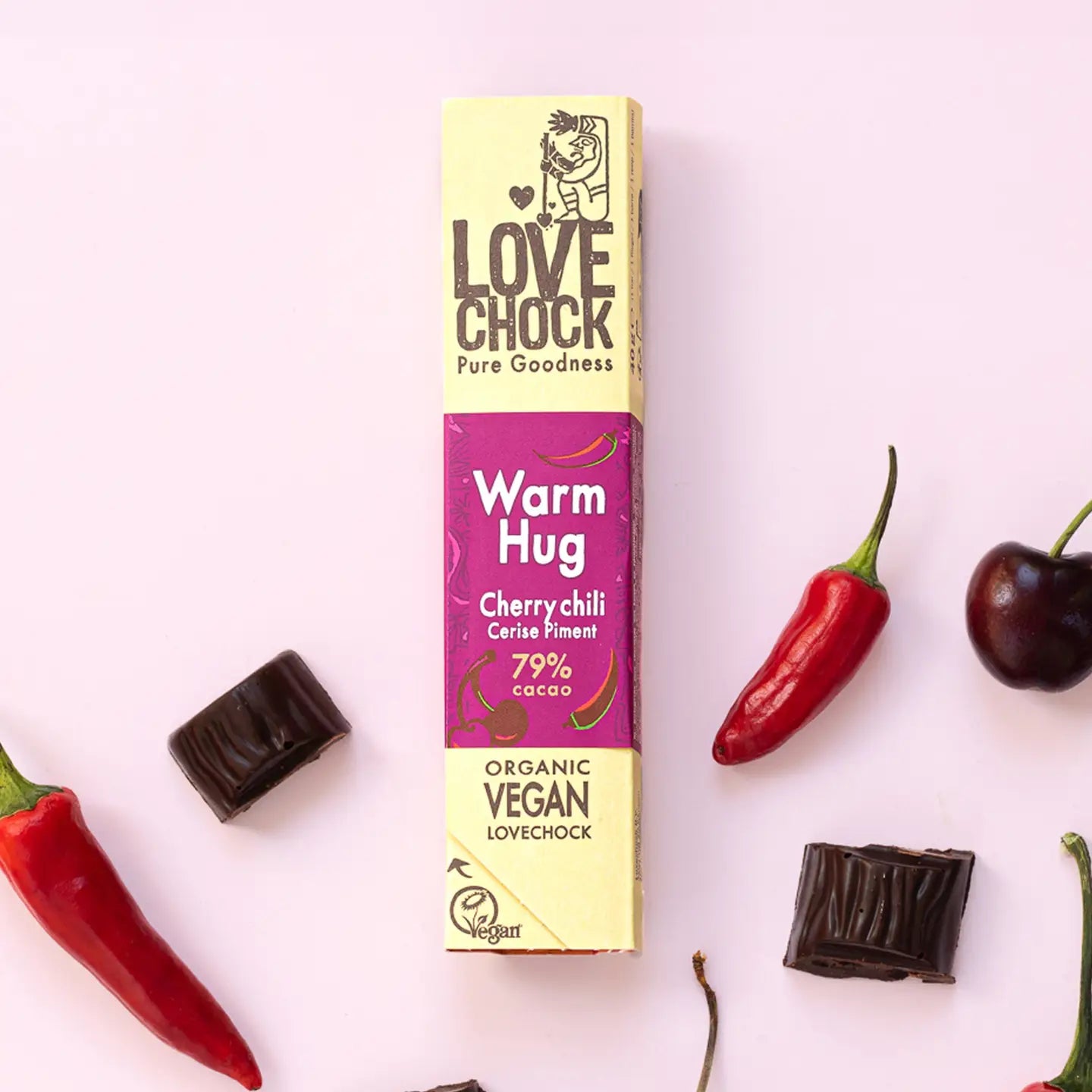 79% Chili and Cherry Chocolate - Organic, Vegan and Sustainable