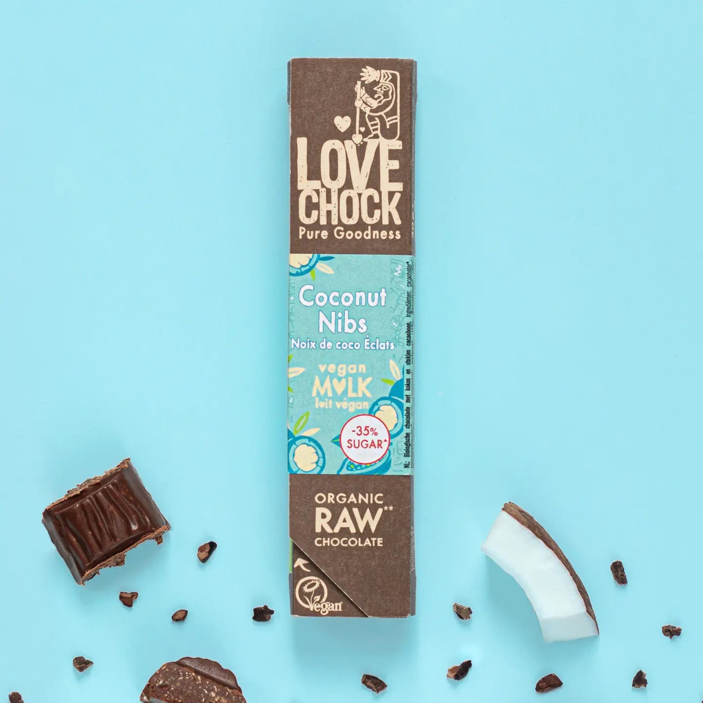 “Milk” Chocolate with Coconut - Organic, Raw, Vegan and Sustainable