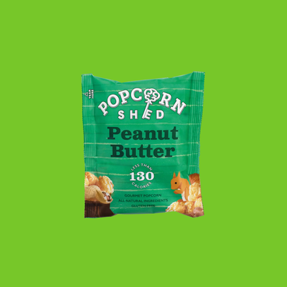 Peanut Butter Gourmet Popcorn Snack Pack