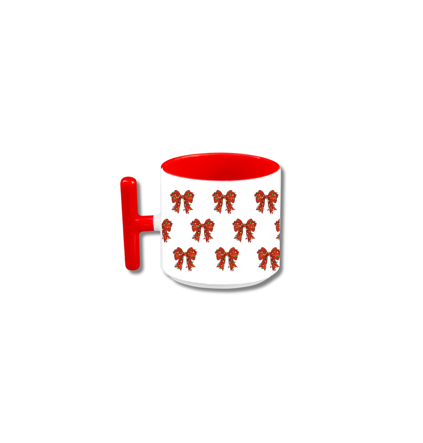Christmas Bow T Mug