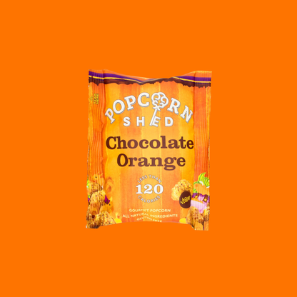 Vegan Chocolate Orange Gourmet Popcorn Snack Pack